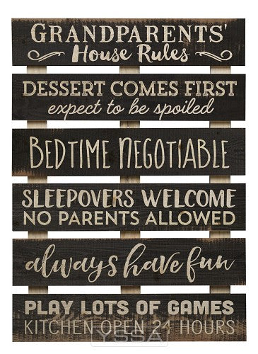 Grantparents House Rules