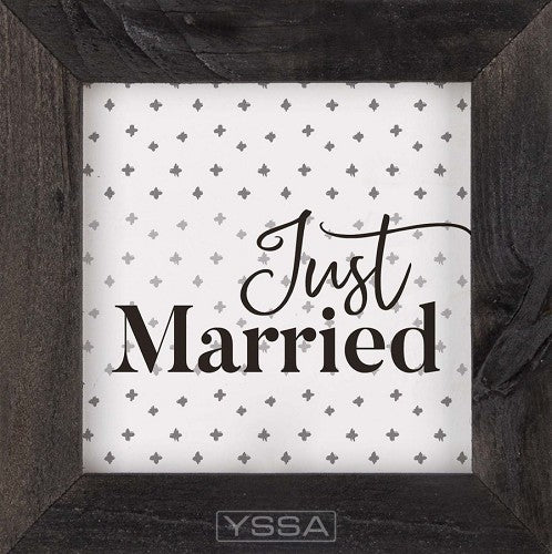 Just married - Framed