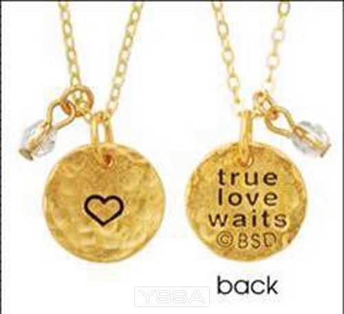 True love waits - Pendant and bead