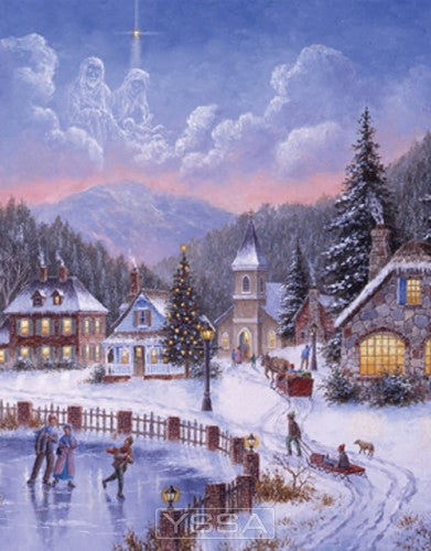 Ice skating village