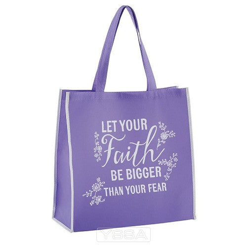 Tote bag faith bigger than fear