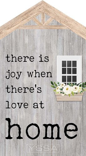 There is joy when there's love at home