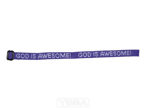 God is Awesome - Purple