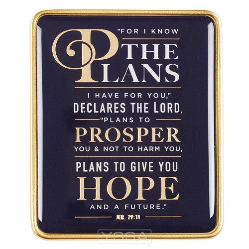 For I know the plans