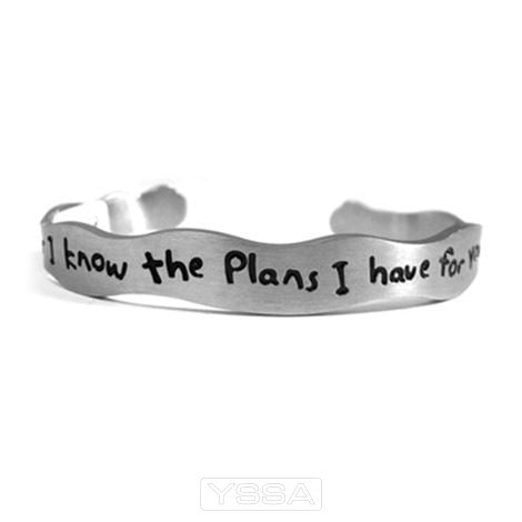 Bracelet for I know the plans stainless