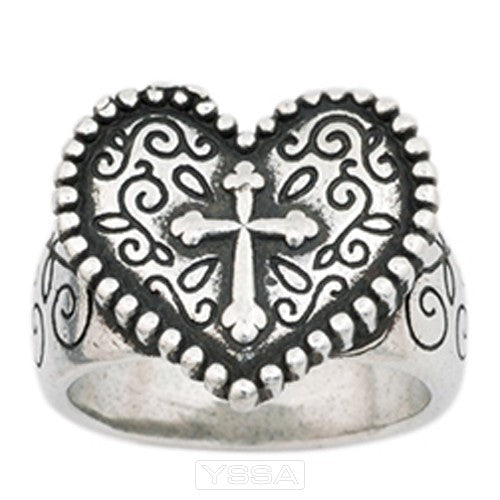 Heart with cross - Small