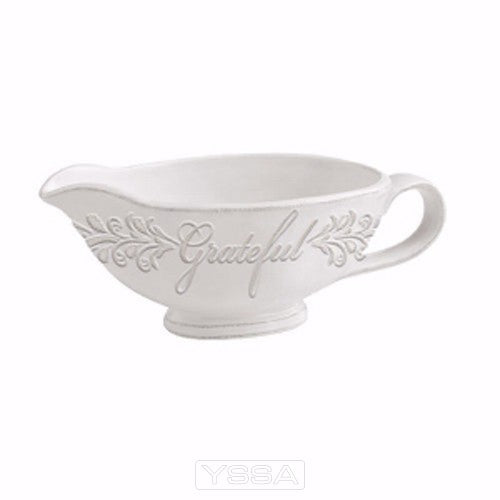 Grateful Thankful - Antique white