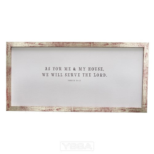 As for me and my house